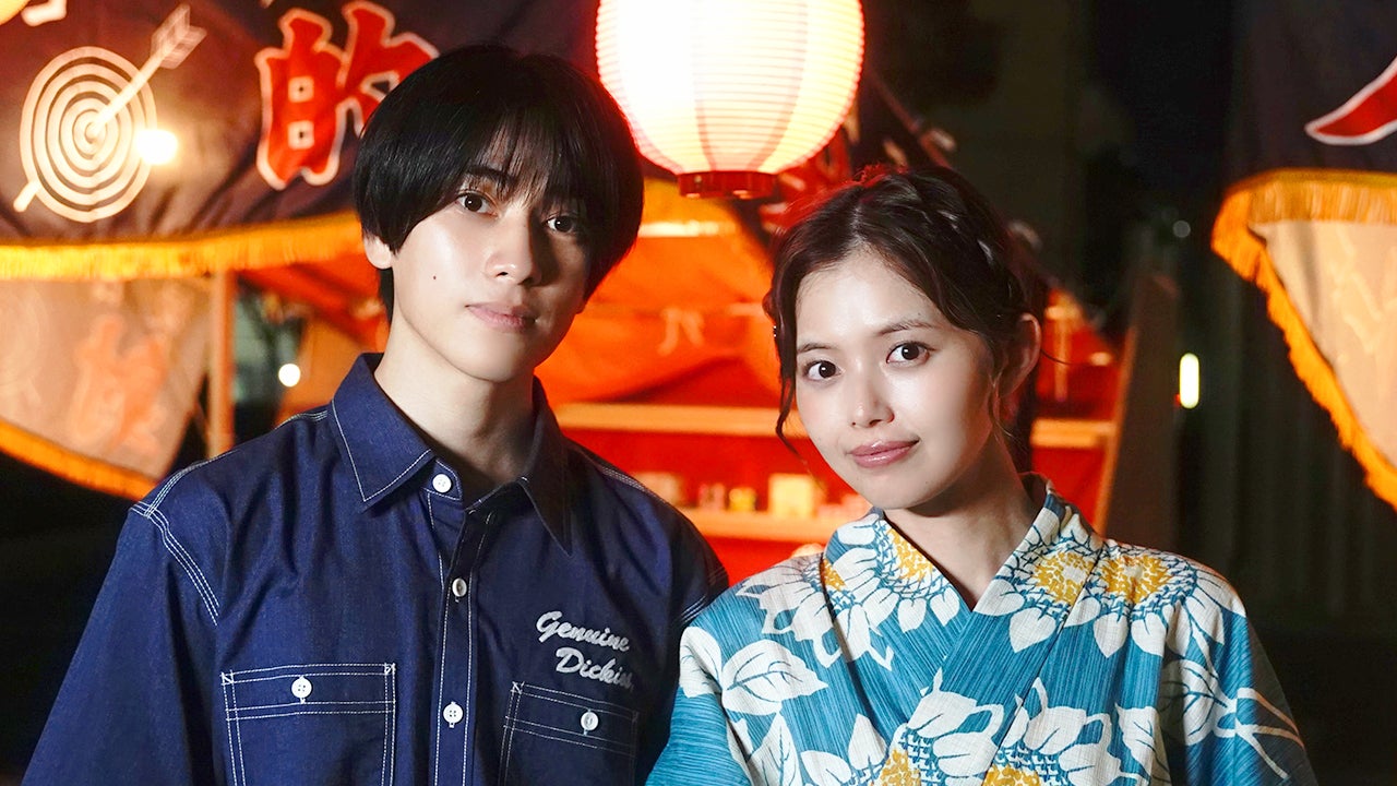 本島純政、森日菜美（C）ABCテレビ