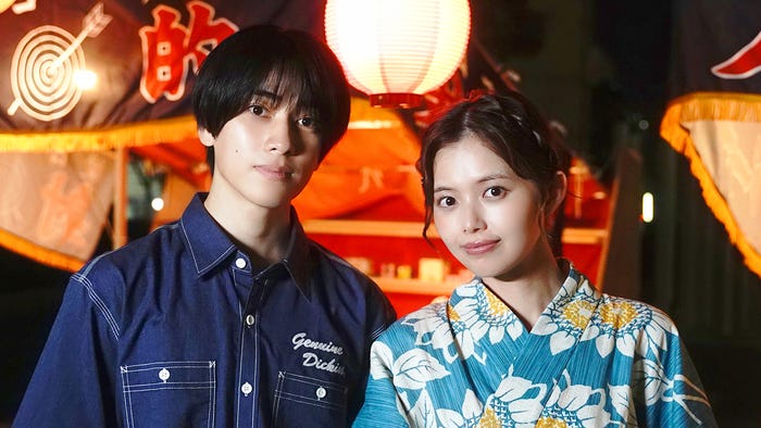 本島純政、森日菜美(C)ABCテレビ