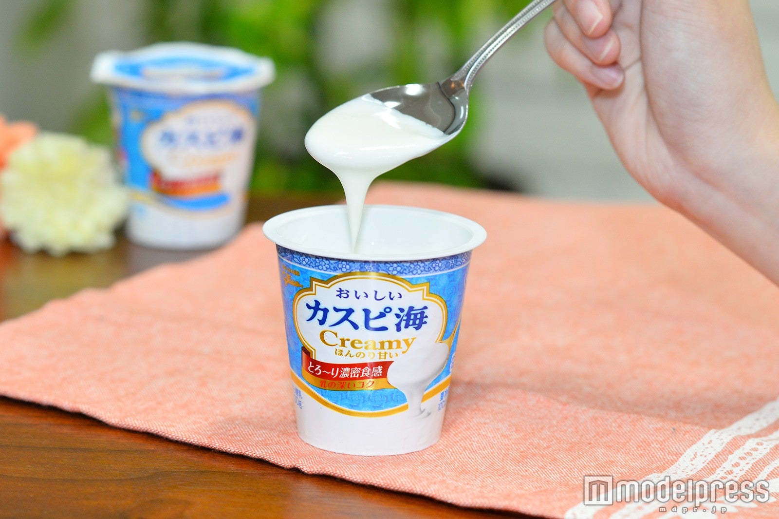濃密食感がクセになる「おいしいカスピ海ヨーグルトCreamy」（C）モデルプレス