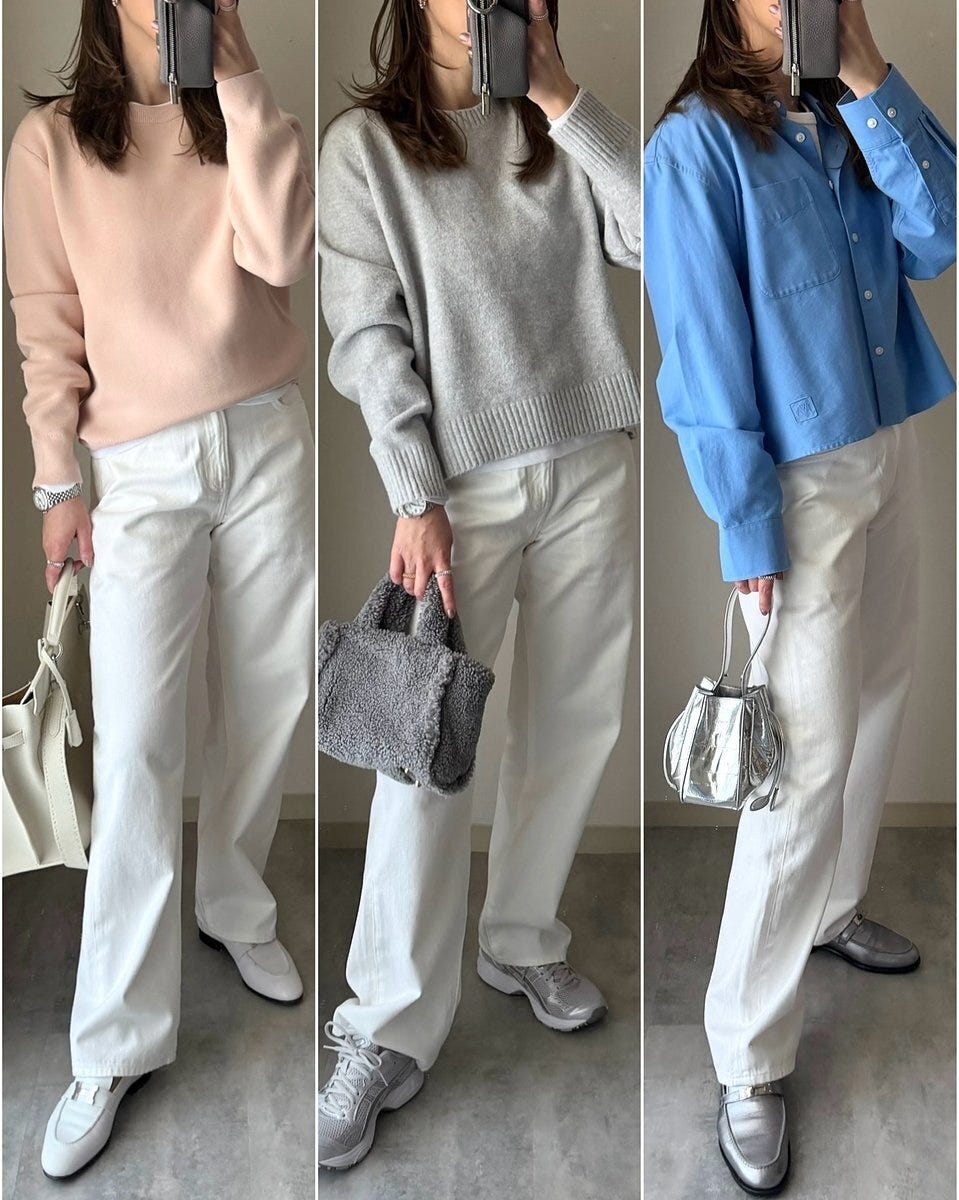 ユニクロ バギージーンズ コーデ ユニクロのバギージーンズコーデ2