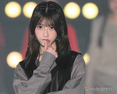 AKB48千葉恵里、ミニワンピで美脚スラリ 圧巻スタイル披露【関西コレクション 2024 A/W】
