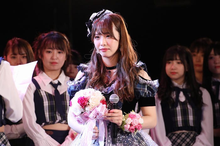 チームKⅡ「最終ベルが鳴る」公演 松村香織劇場最終公演(C)AKS