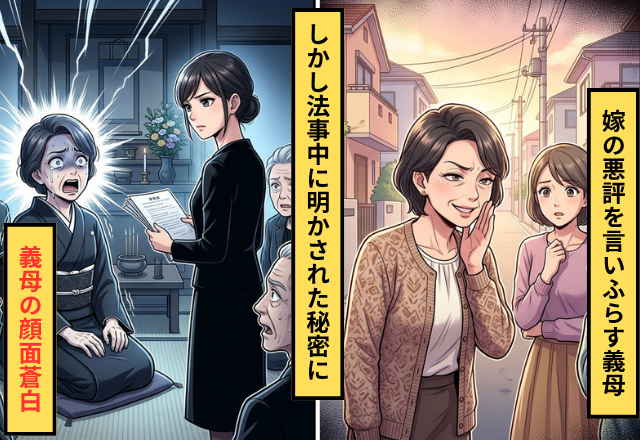 親戚中に”家を放置する嫁”と広める義母！？しかし後日⇒親戚の前で明らかになった【夫の秘密】に顔面蒼白…！