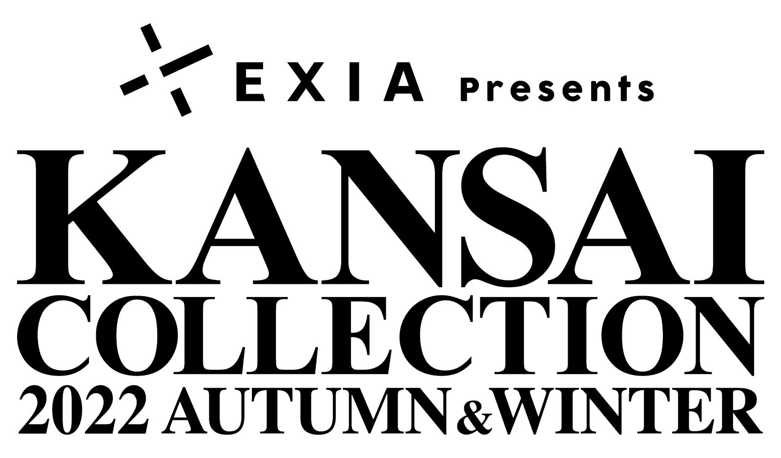 「EXIA Presents KANSAI COLLECTION 2022 AUTUMN＆WINTER」ロゴ（提供写真）
