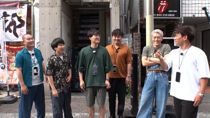 (左から)岡部大、秋山寛貴、菊田竜大、平子祐希、中務裕太、酒井健太(C)テレビ朝日