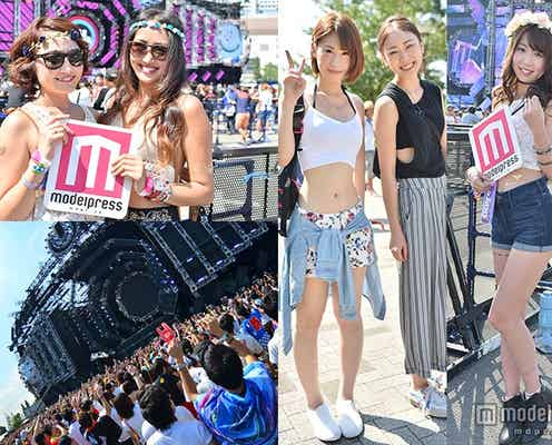 「ULTRA JAPAN」2日目がスタート!華やかなファッショニスタ集結 会場大盛り上がり