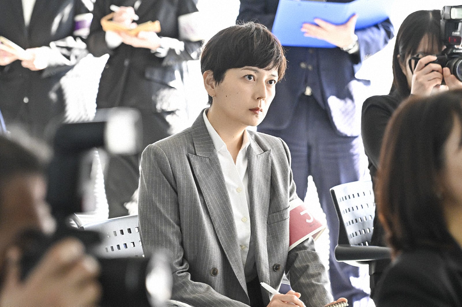 菊池亜希子「キャスター」第5話（C）TBS