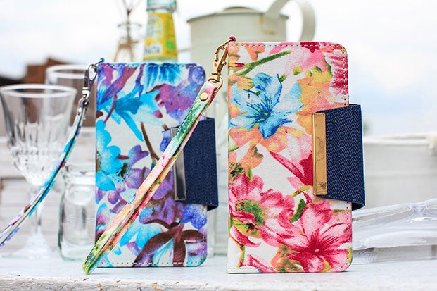 デニム切替フラワーiPhone6ケース「fifth」1,790円（税込）
