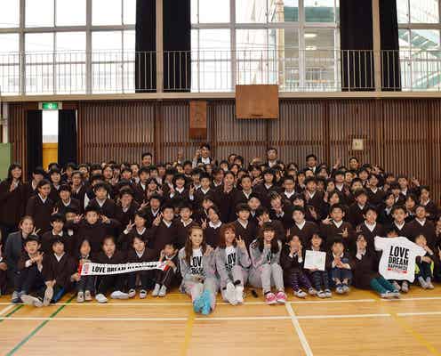 E-girls Aya・Shizuka・山口乃々華、小学生のダンスの先生に 未来のメンバー誕生に期待