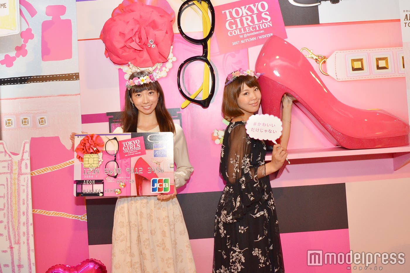 キュートなフォトスポットを設置 (C)モデルプレス