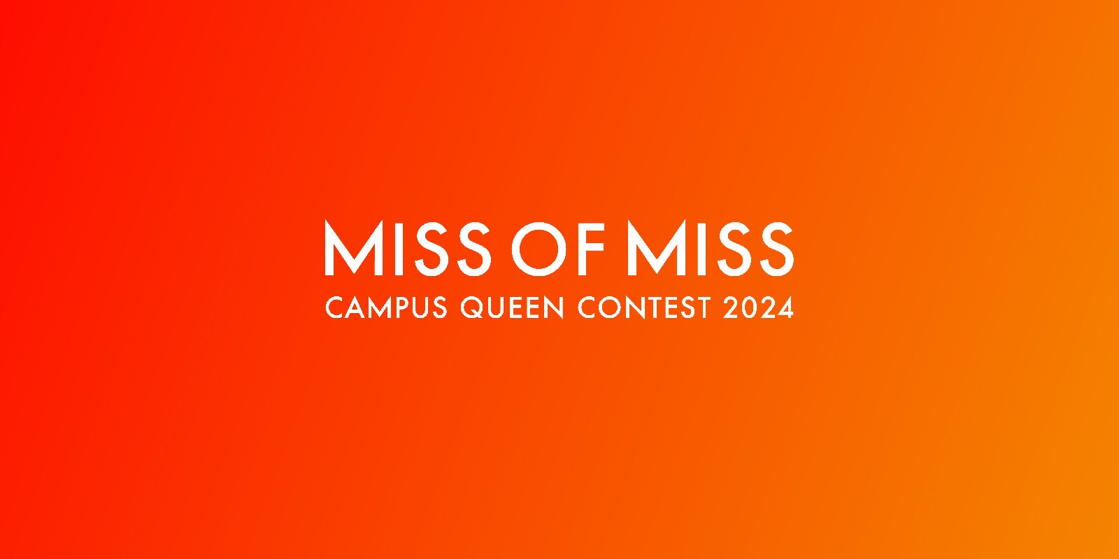 「MISS OF MISS CAMPUS QUEEN CONTEST 2024」（提供写真）