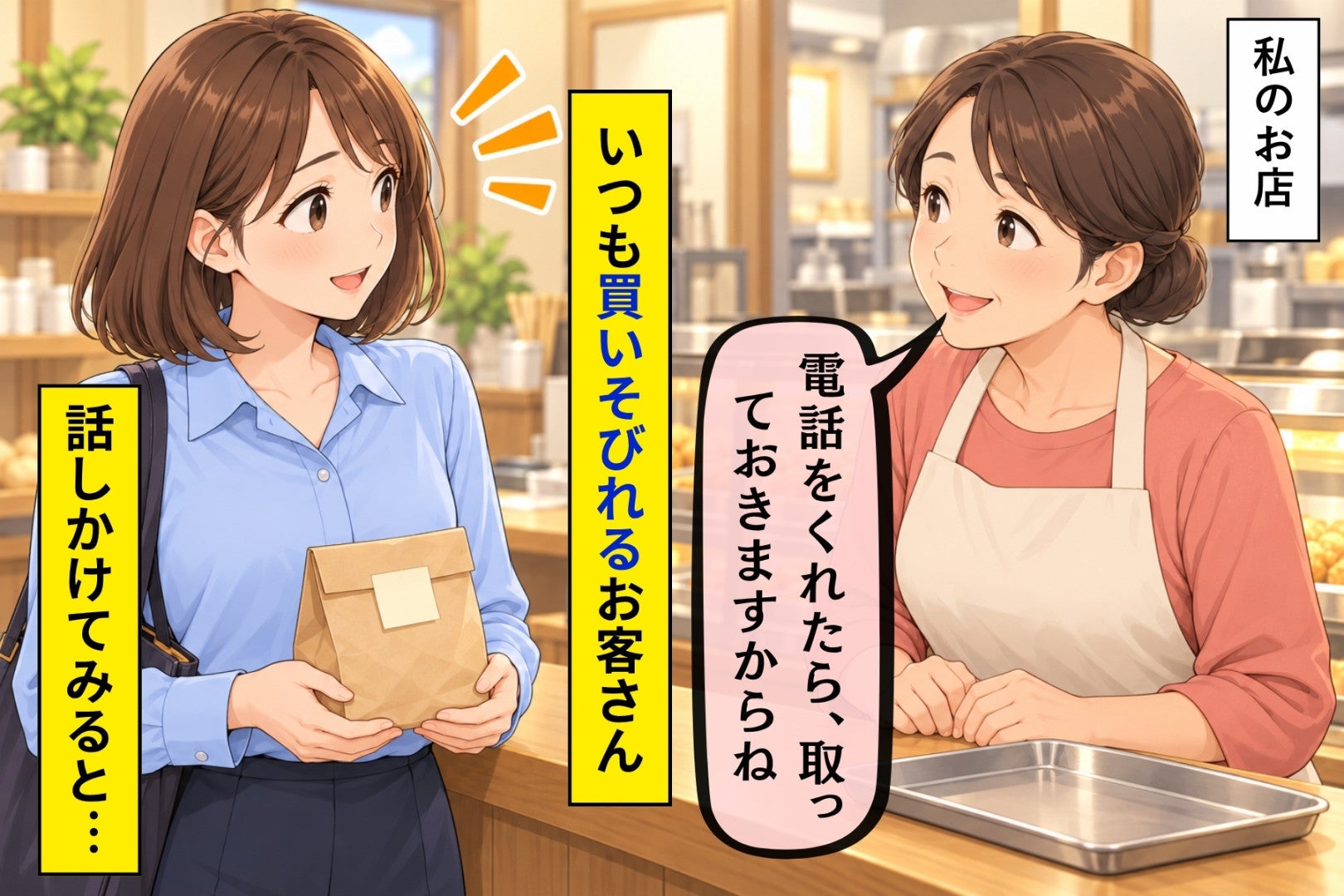 売り切れの札の前で引き返す女性から目をそらしていた私。コロッケを毎日買っていく常連さんの行き先