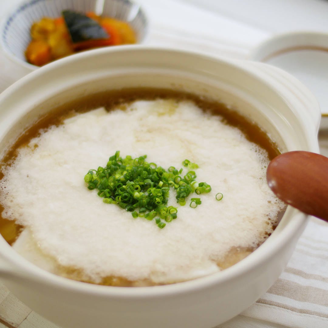 とろふわ新食感！鶏つくねと白菜のとろろミルフィーユ鍋