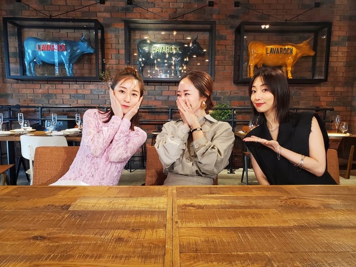 田中みな実、神崎恵、MEGUMI(C)カンテレ