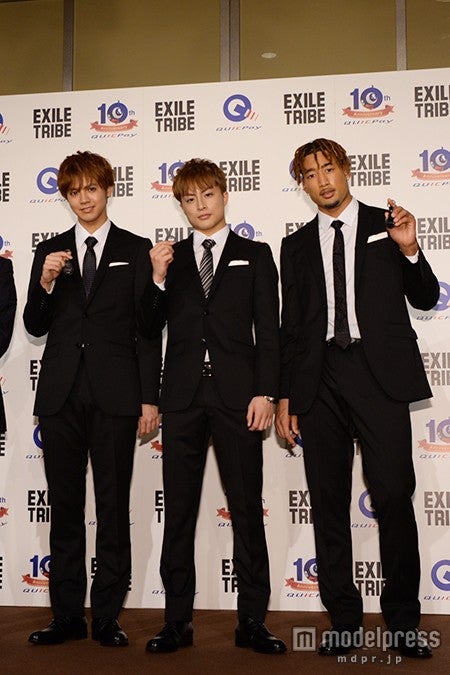 （左から）片寄涼太、白濱亜嵐、関口メンディー