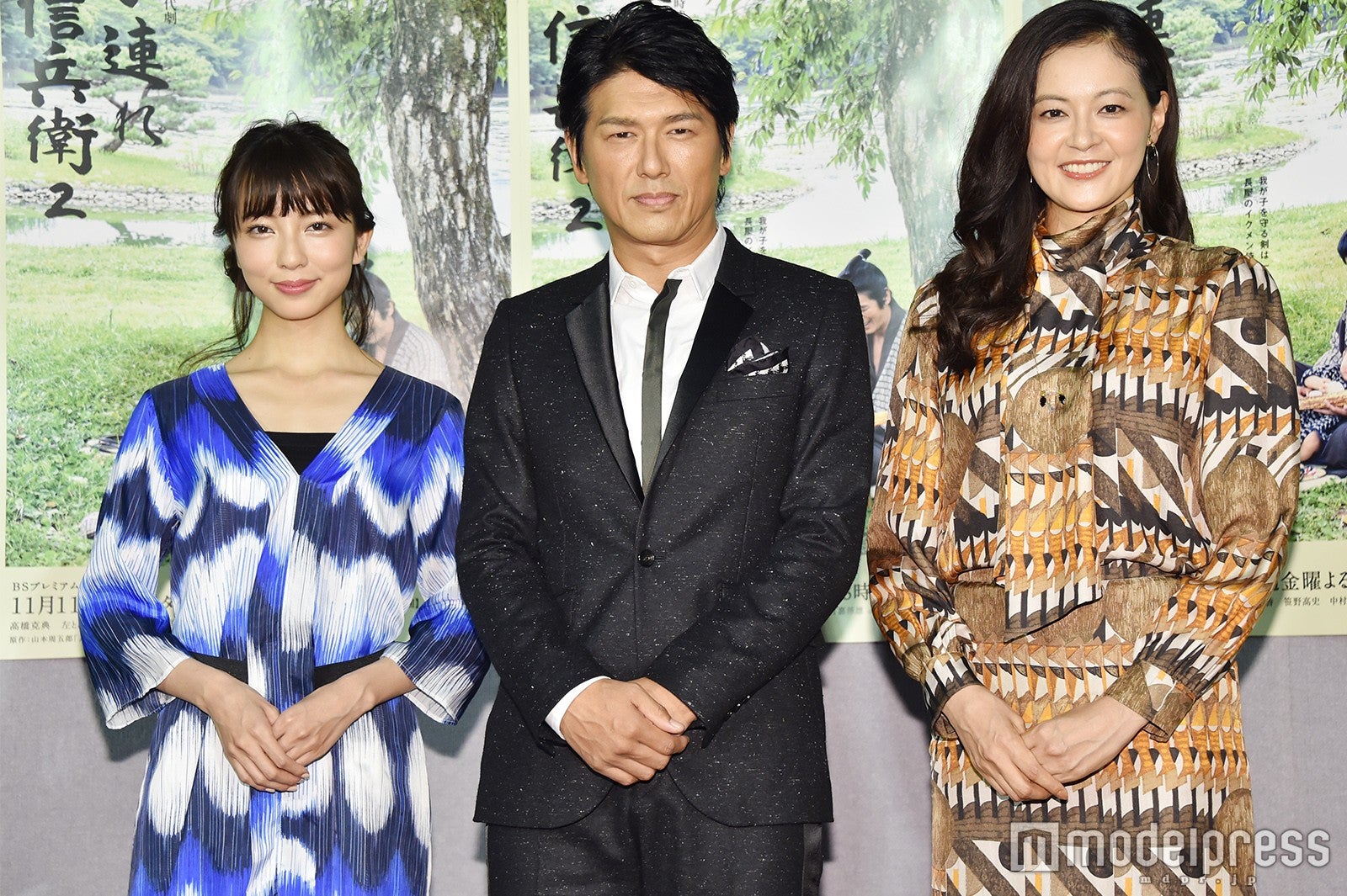 小島梨里杏、高橋克典、黒谷友香 （C）モデルプレス