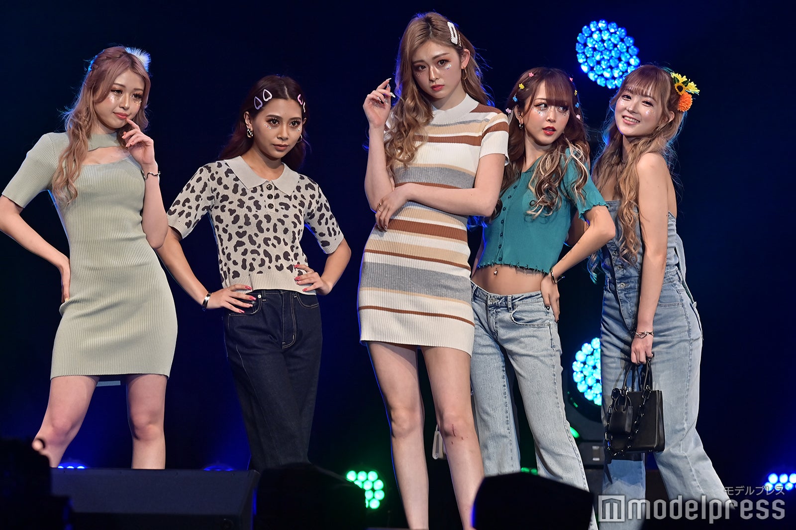 雨宮由乙花、松葉愛海、古川優奈（ゆうちゃみ）、みりちゃむ、聖菜 （C）モデルプレス