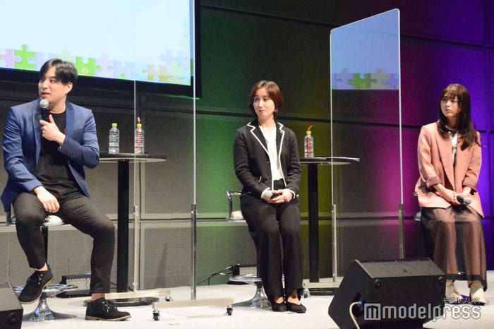 立石諒、安達阿記子、井手上漠(C)モデルプレス