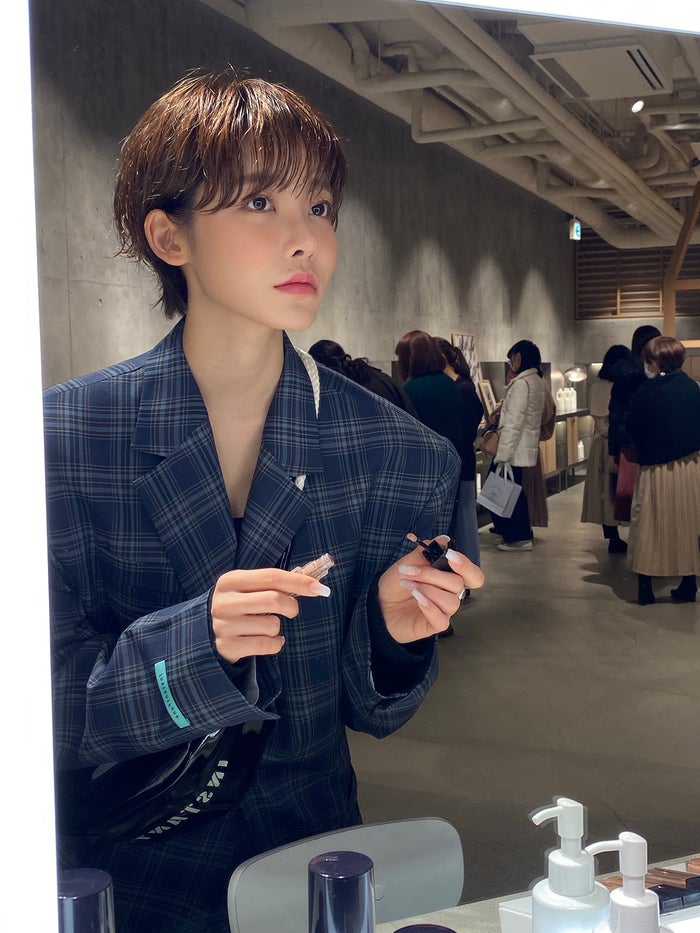 ボーイッシュショートの韓国人モデルhanjji ハンチ 最強ビジュアルでインスタフォロワー急増 昨年12月から日本在住 素顔と美の秘訣に迫るインタビュー モデルプレス