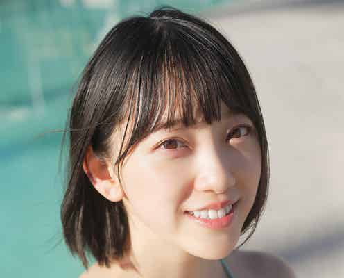 乃木坂46堀未央奈、メンバー初の水着で表紙 透明感あふれるボディ披露