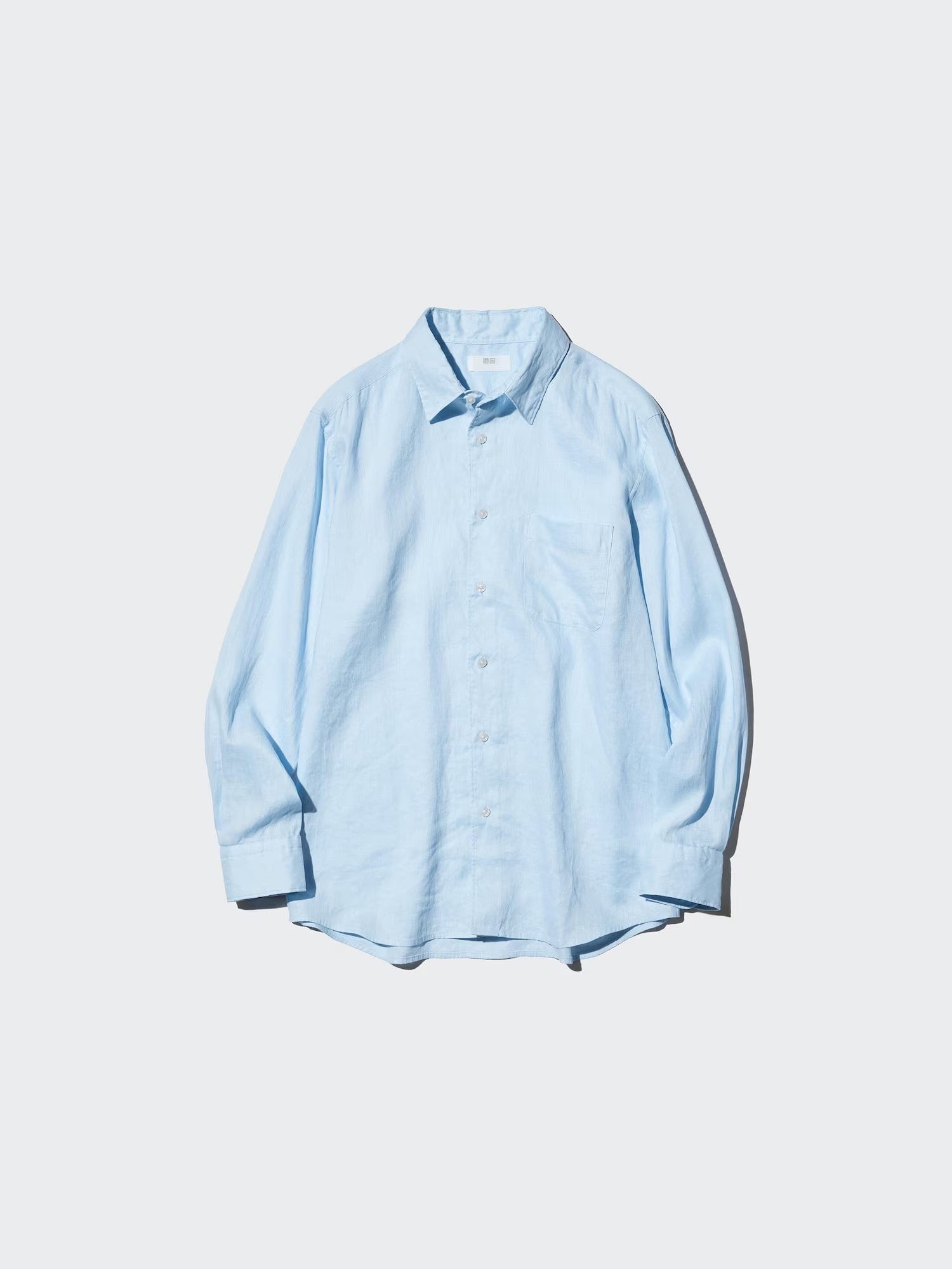 ユニクロ　プレミアムリネンシャツ（メンズ）　3990円（税込）