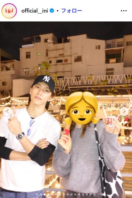 池崎理人/INI公式Instagramより