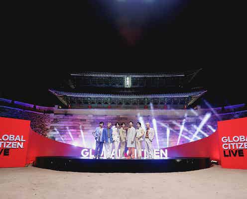 BTS、国宝・崇礼門で世界へパフォーマンス「Global Citizen LIVE」トップバッターで登場