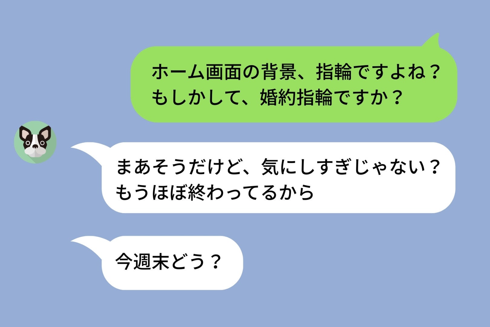マッチングアプリで出会った相手と初デート。連絡先を交換したらアイコンが婚約指輪だった話