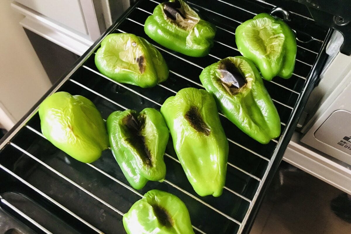 ピーマンの肉詰め