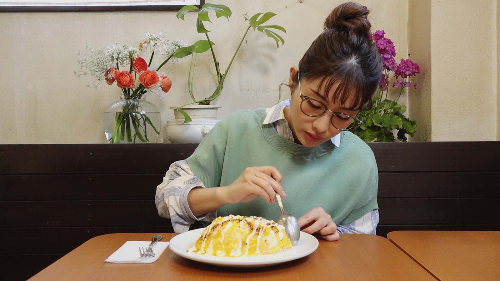 石原さとみ／チャレンジ動画より（提供写真）