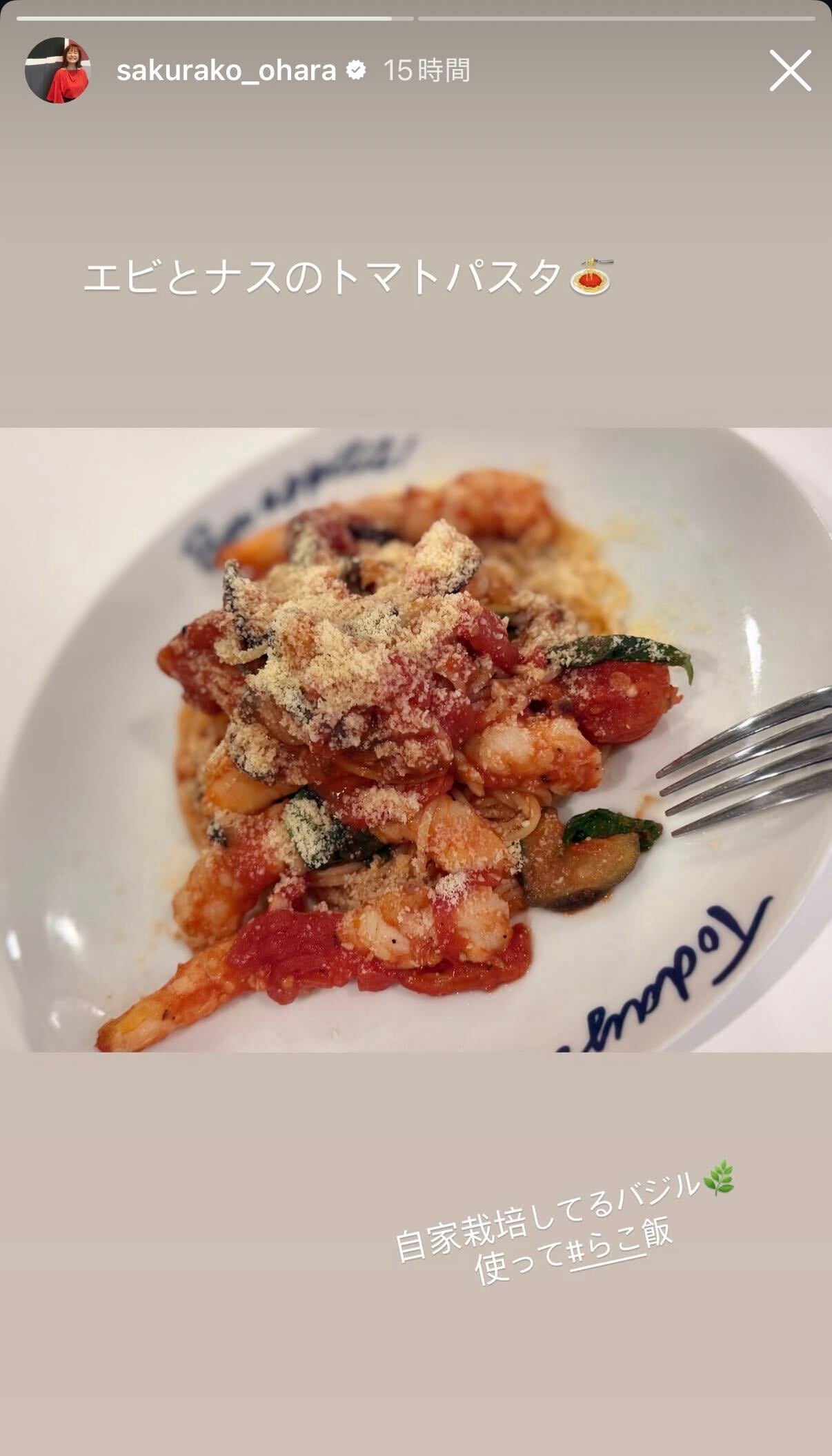 大原櫻子公式Instagramストーリーズより