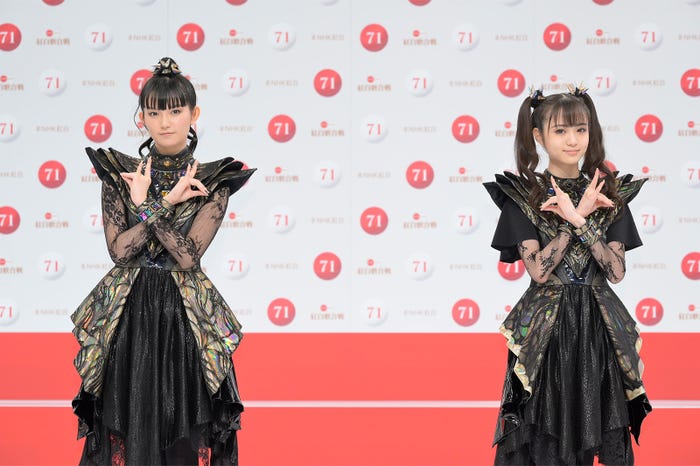 BABYMETAL「第71回紅白歌合戦」出場歌手発表記者会見(C)NHK