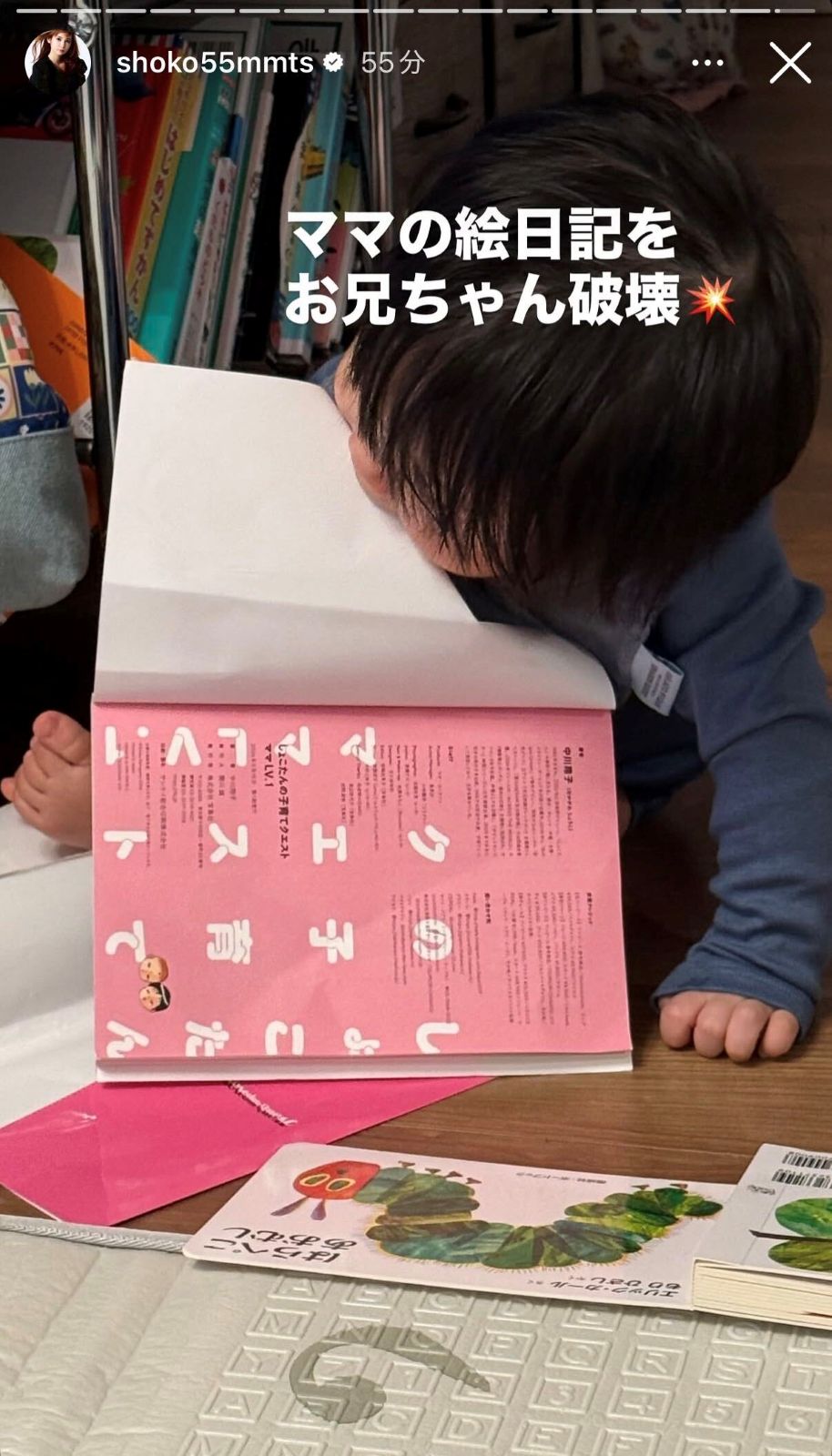 中川翔子Instagramストーリーズより