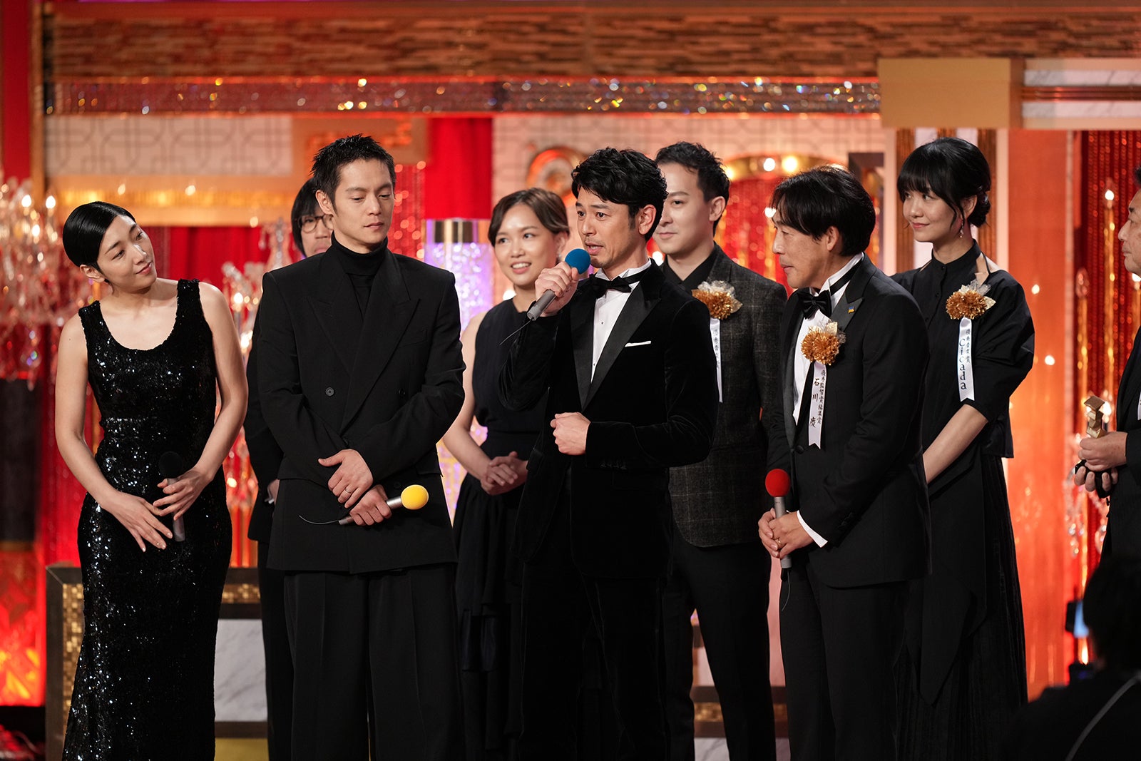 妻夫木聡ら（写真提供：東京写真記者協会）