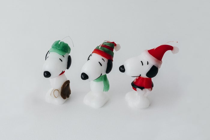 スヌーピーのキャンドル（C）Peanuts Worldwide LLC