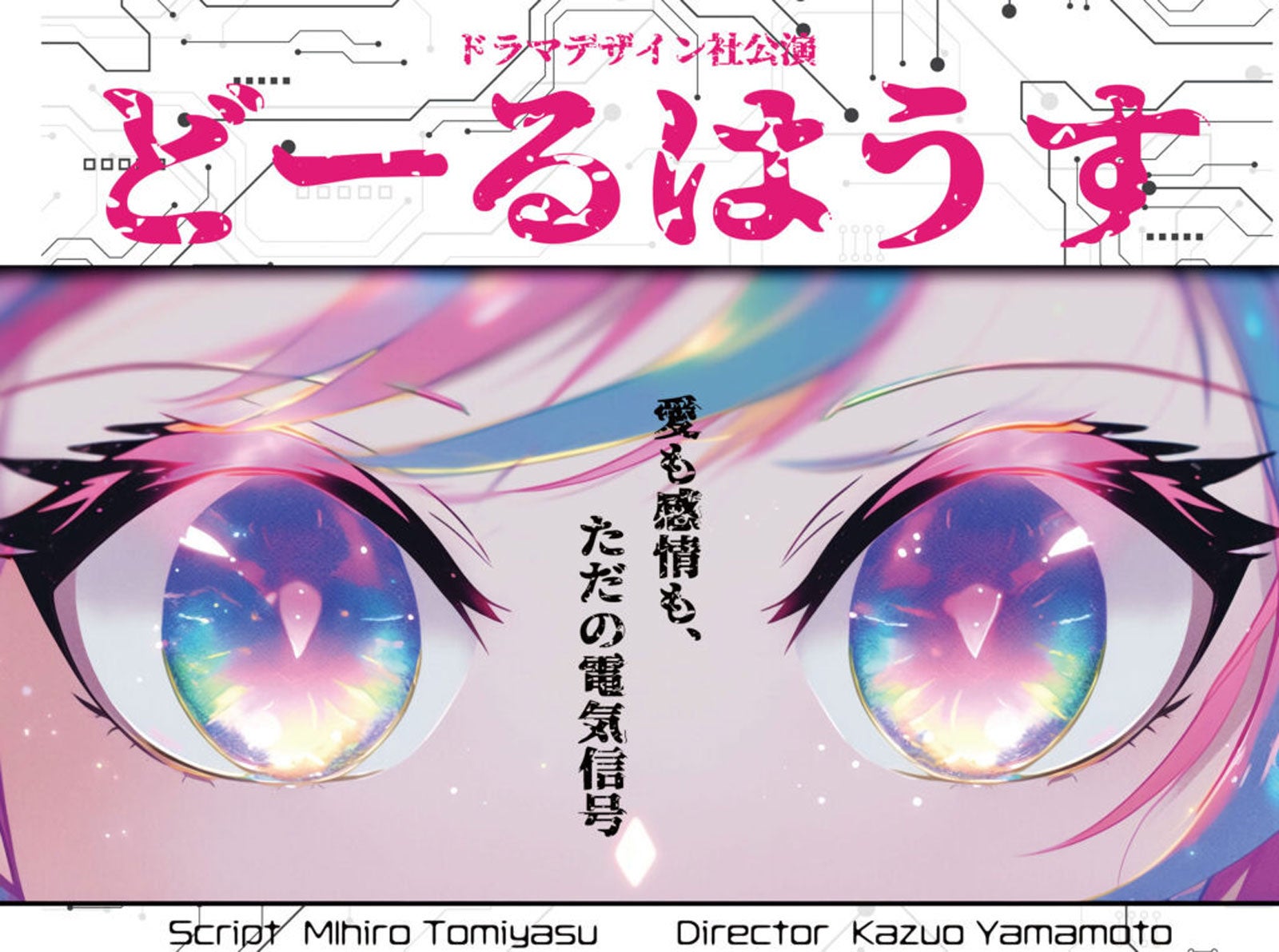 ドラマデザイン社公演「どーるはうす」ポスター（提供写真）
