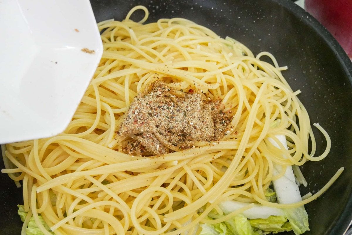 千代の一番・ペペロンチーノ