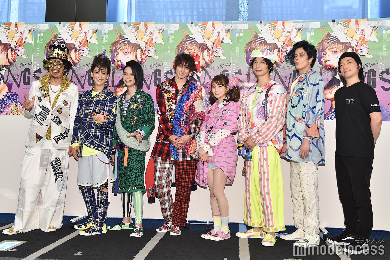 谷口賢志、赤澤燈、北村諒、有澤樟太郎、井上小百合、和田琢磨、岩永徹也、高橋悠也氏 （C）モデルプレス