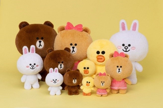 オリジナルキャラクターLINE FRIENDS／提供画像