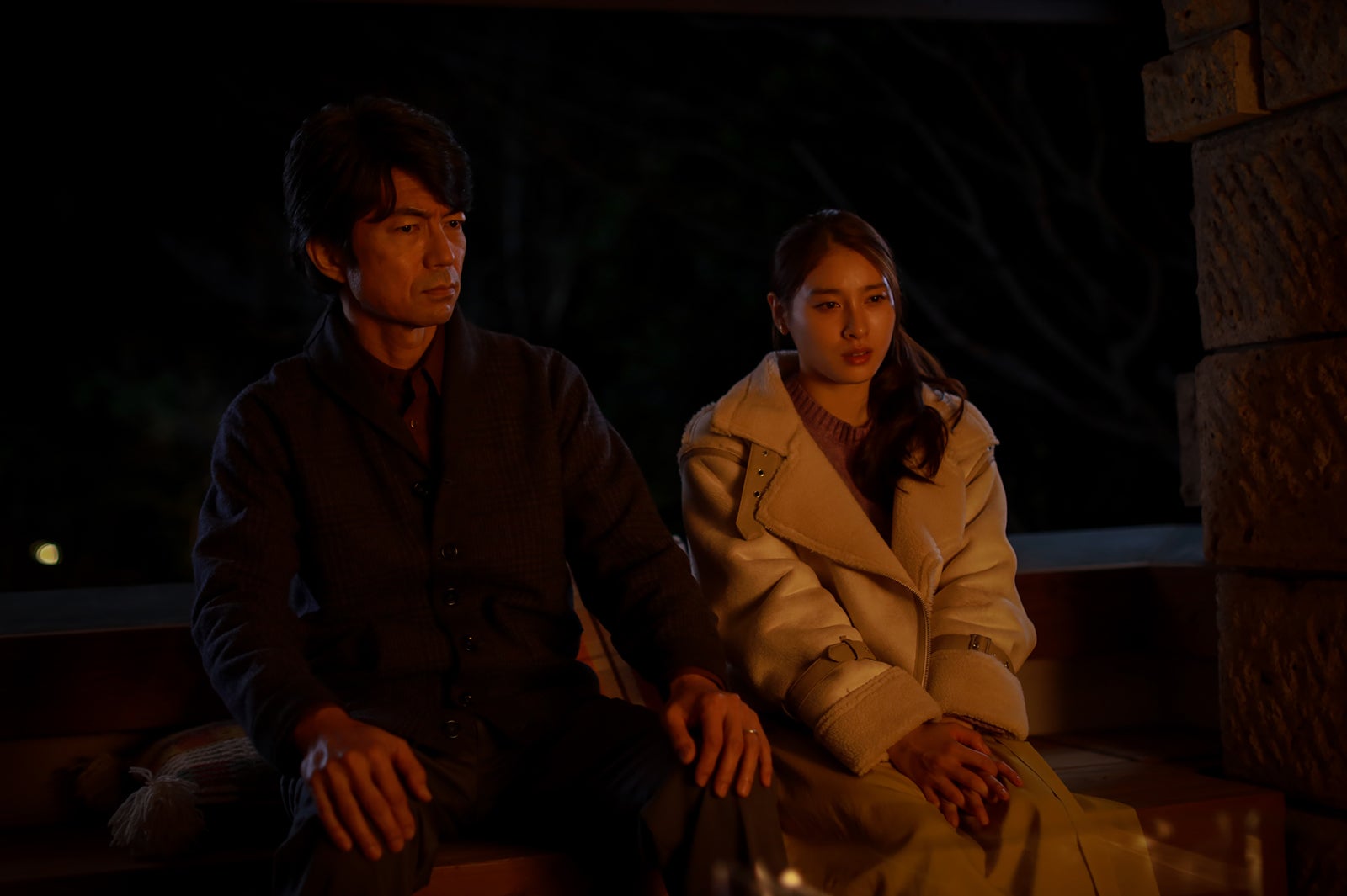 仲村トオル、土屋太鳳「優しい音楽～ティアーズ・イン・ヘヴン 天国のきみへ」（C）テレビ東京