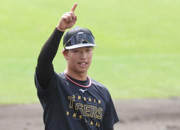 阪神 高卒3年目の百崎が1軍合流 ファームで39試合に出場し、打率・235、3本塁打、13打点 2日の西武戦は中止も昇格ならプロ初