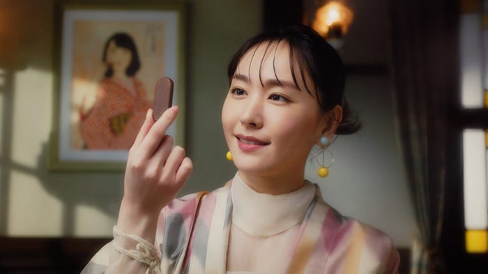 新垣結衣/新TVCM「生のときはじめまして」篇より(提供写真)