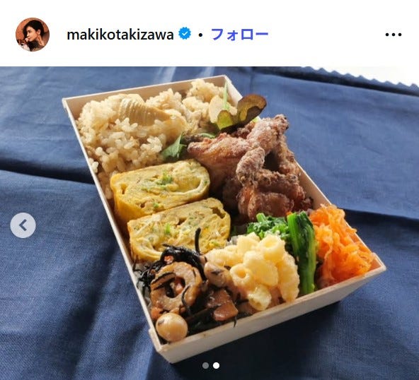 滝沢眞規子Instagramより