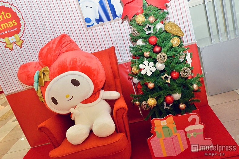 おおきなマイメロディと2ショット写真が撮れるフォトスポット