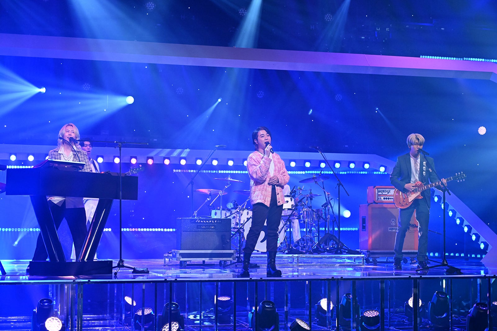 Mrs. GREEN APPLE／藤澤涼架、大森元貴、若井滉斗（C）テレビ朝日