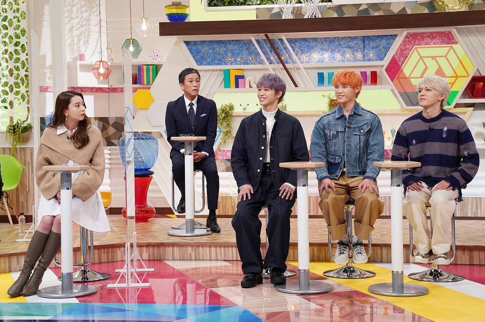 Niki、八代英輝、INI（C）読売テレビ