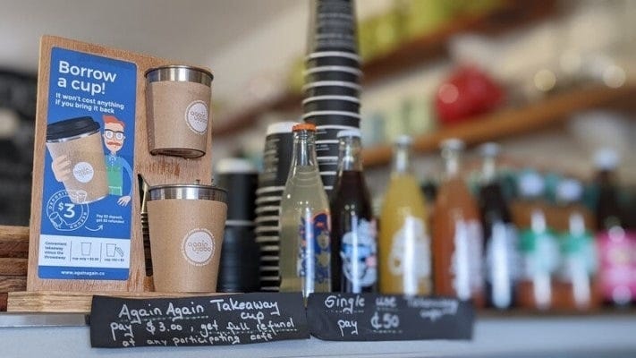 レンタルカップは店を超えて返却できるシステムも