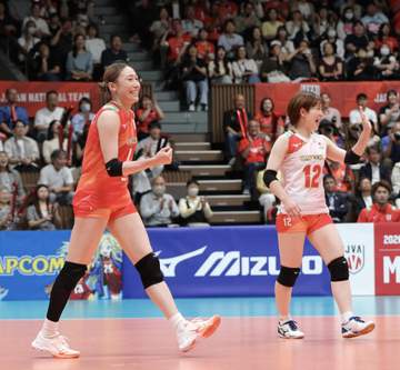 バレー女子日本代表紅白戦 主将・石川がVNLへ「優勝を達成できれば」