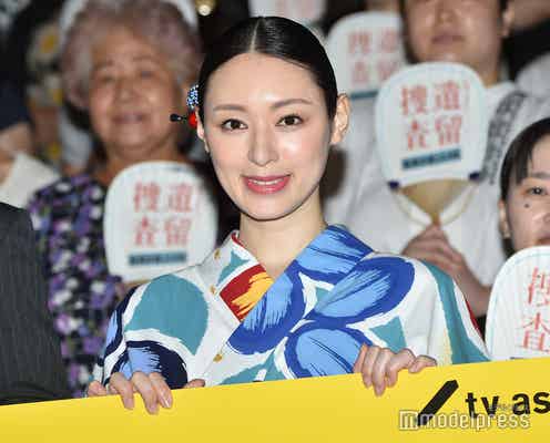 栗山千明、浴衣姿で登場 冷や汗をかいたエピソード告白<遺留捜査>