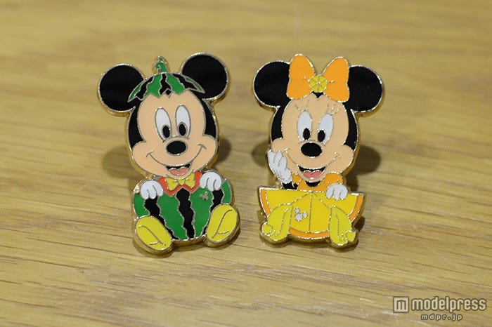 スイカとミッキー、オレンジとミニー